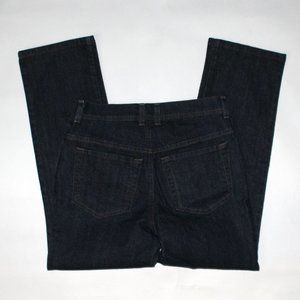 Charter Club Straight Leg Size 4P Short High Waist Tummy Slimming Dark Jeans EUC